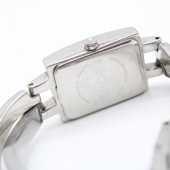 DKNY Watch Women's Casual Silver Tone Stainless Steel Bracelet Black Dial - Picture 8 of 8